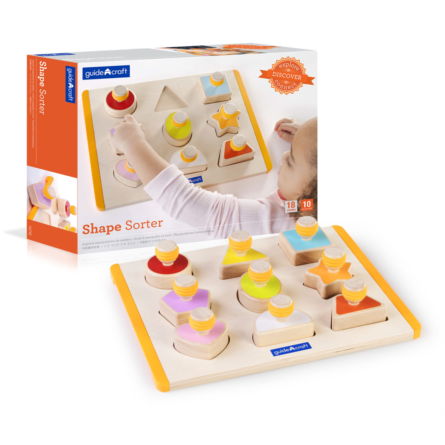 G6742  Shape Sorter  กระดานจับคู่รูปทรง