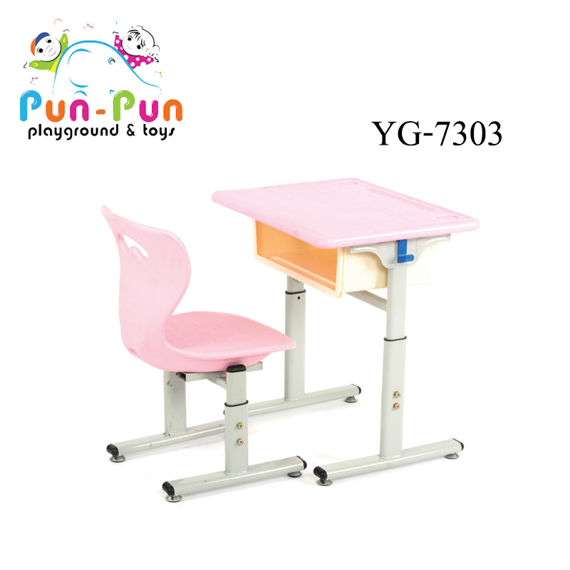 YG-7303 BBL SMART CLASSROOM FOR SECONDARY SCHOOLS-DESK WITH 1 LUXURY CHAIR