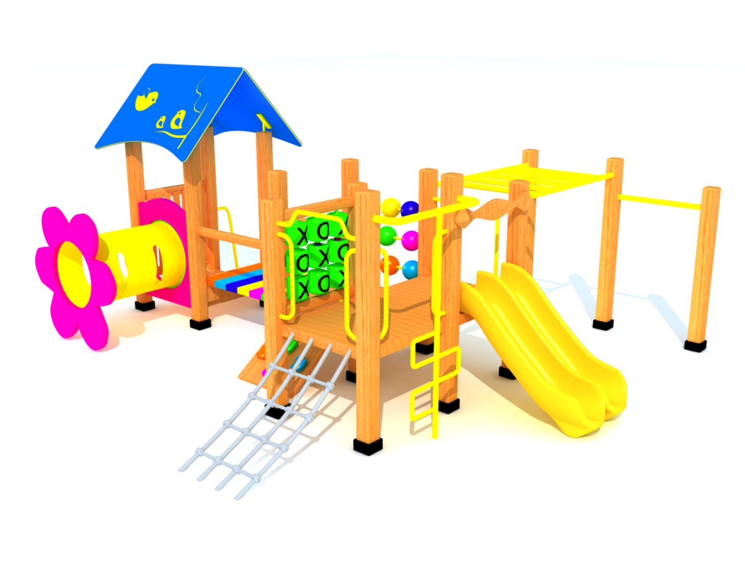 Wood Playground A4 : สนามเด็กเล่นไม้ A4
