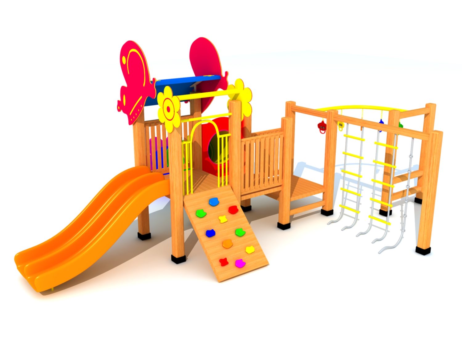 Wood Playground A5 : สนามเด็กเล่น A5