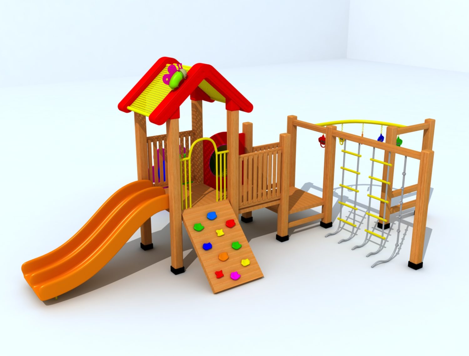 Wood Playground : สนามเด็กเล่นไม้ A6