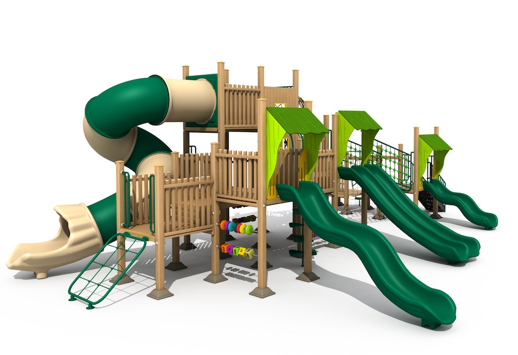 Wood Playground : สนามเด็กเล่นไม้ แบบใหม่