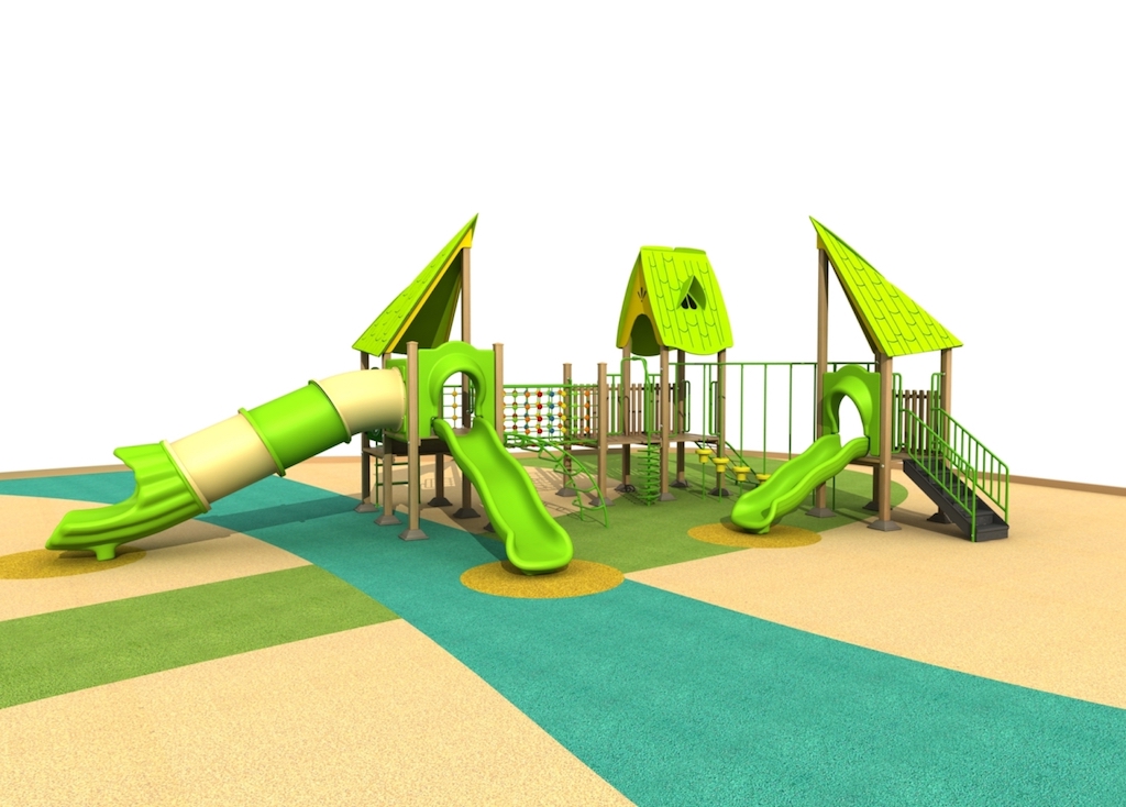 Wood Playground : สนามเด็กเล่นไม้ แบบใหม่