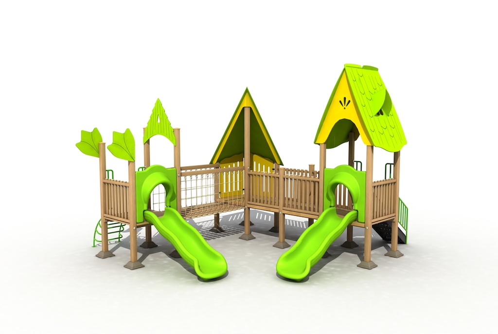 Wood Playground : สนามเด็กเล่นไม้ แบบใหม่