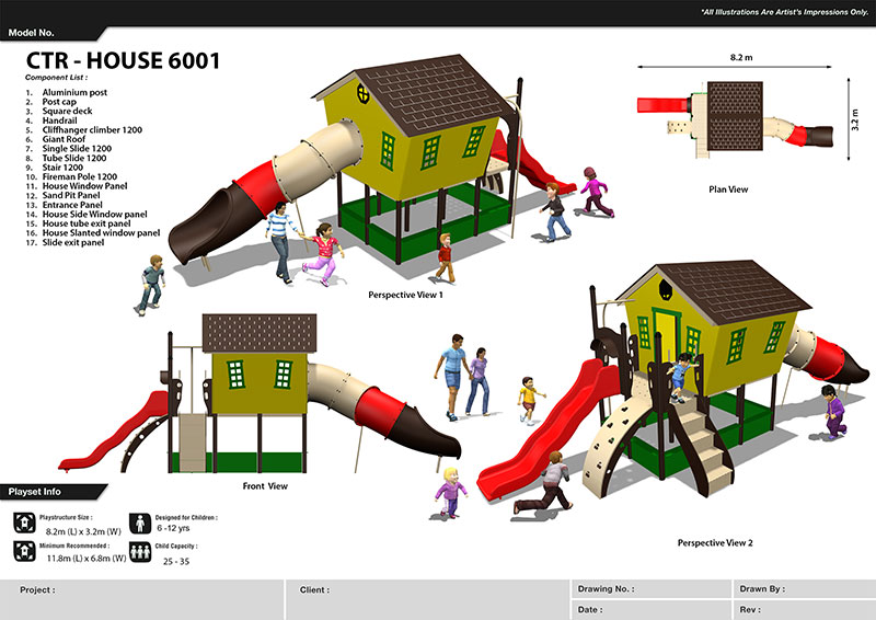 HDPE Playground : Big House