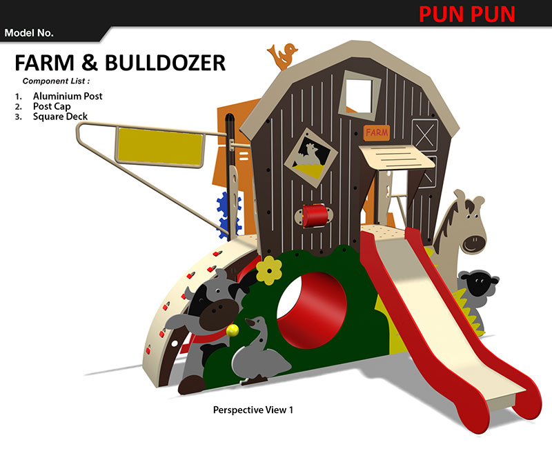 HDPE Playground : Farm House