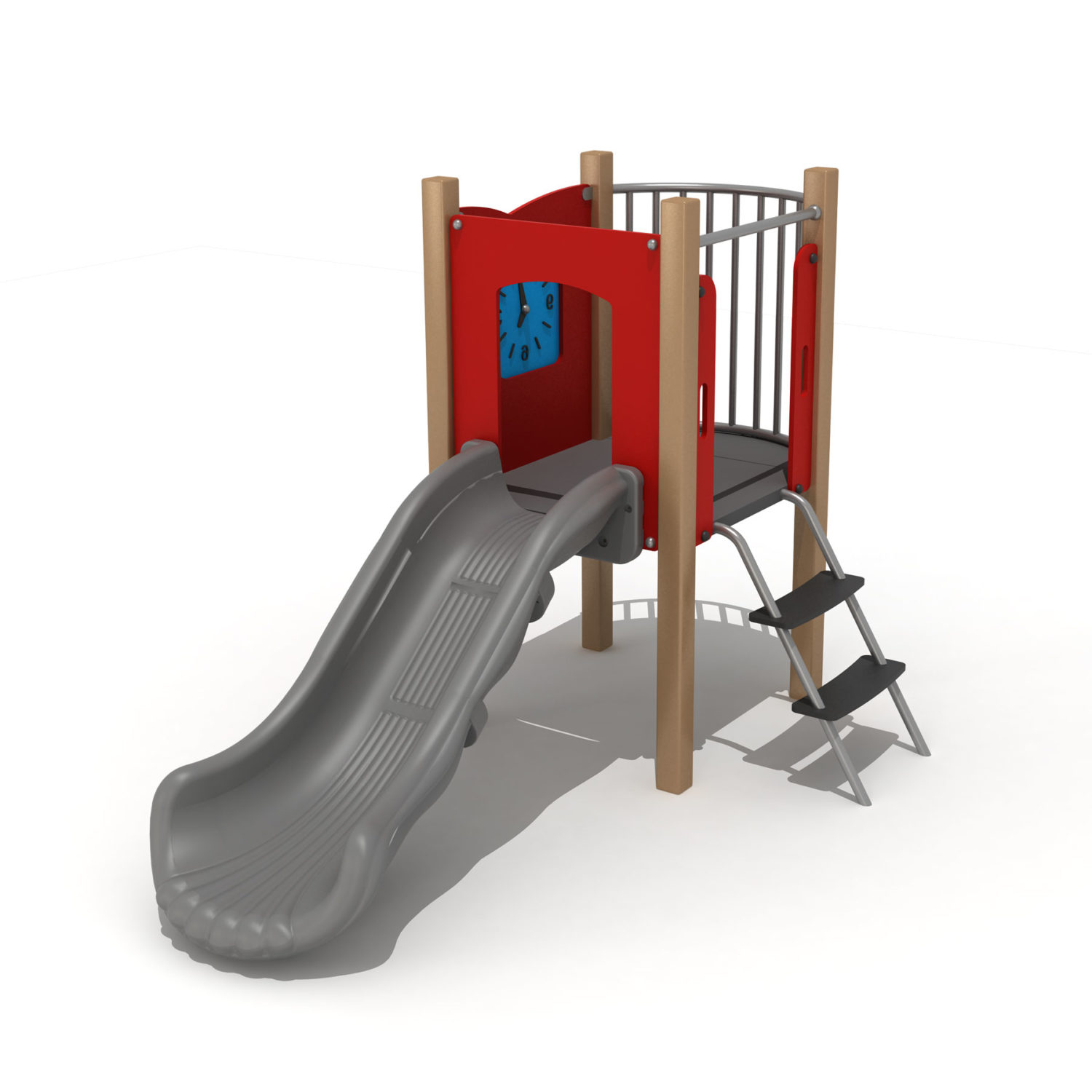 Wood Playground S1813 : สนามเด็กเล่นสไลด์เดอร์ HAPPY LAND